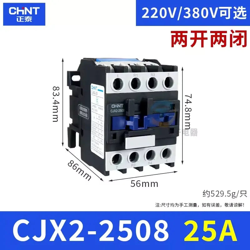 Contactor CJX2-2508 25A 2NO2NC AC220V/380V