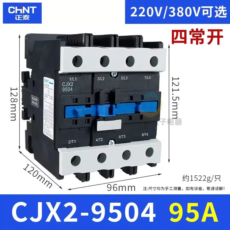 Contactor CJX2-9504 95A 4NO AC220V/380V