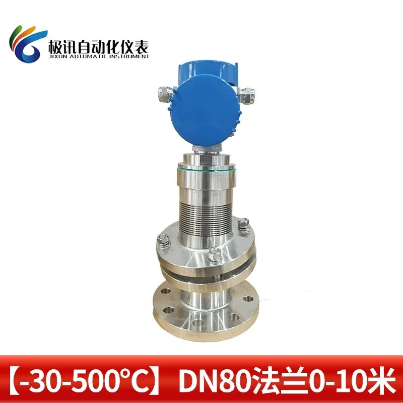 High Temperature Anti-Corrosion Radar Level Transmitter DN80 Flange -40~500℃, Corrosive Chemical Liquid Level Meter