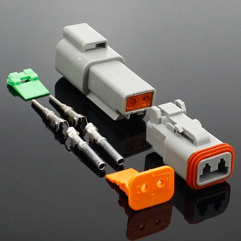 1 set DT conector DT06-2S/DT04-2P 2P 3P 4P 6P 8P 12P waterproof electrical connector for car motor truck with pins - electrical center b2c