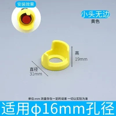 Push Button Accessories, 16mm Button Parts, Waterproof Button Cover, Emergency Stop Guard, LA16 LA38 Accessories