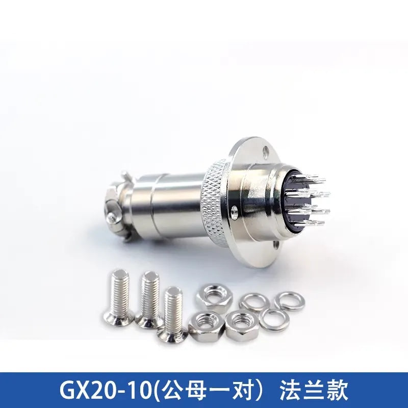 GX20 DF20 Aviation Connector Circular Flange type