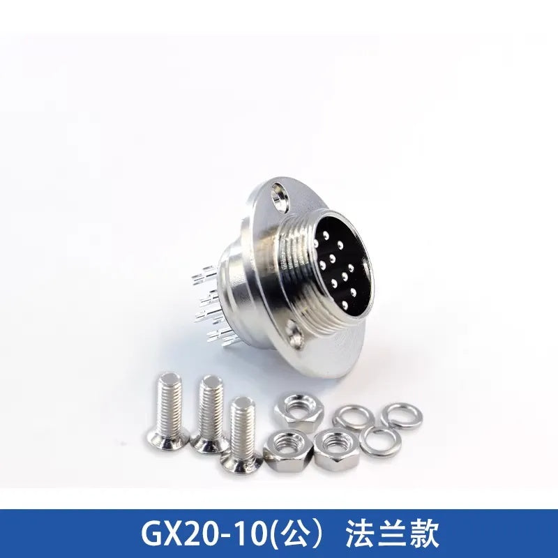 GX20 DF20 Aviation Connector Circular Flange type