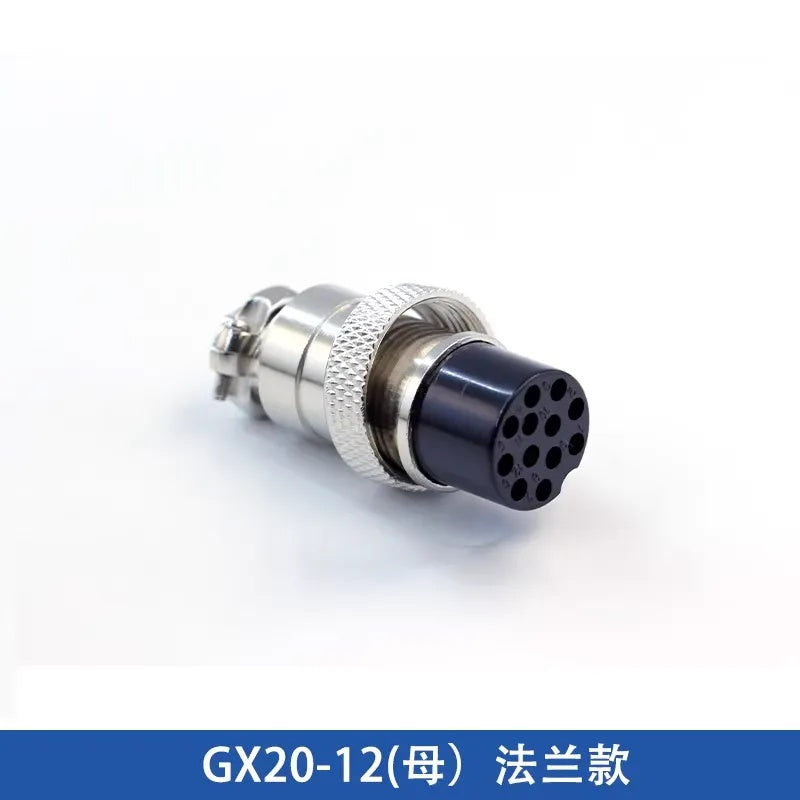 GX20 DF20 Aviation Connector Circular Flange type