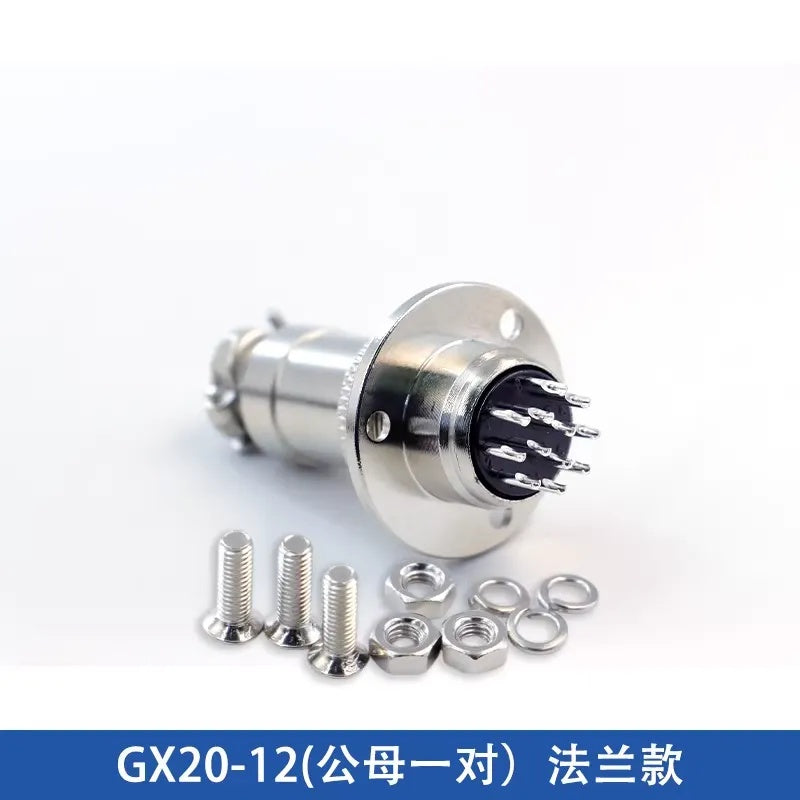 GX20 DF20 Aviation Connector Circular Flange type