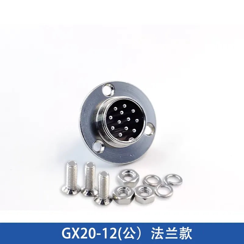 GX20 DF20 Aviation Connector Circular Flange type