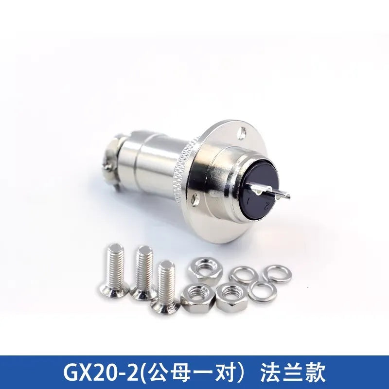 GX20 DF20 Aviation Connector Circular Flange type