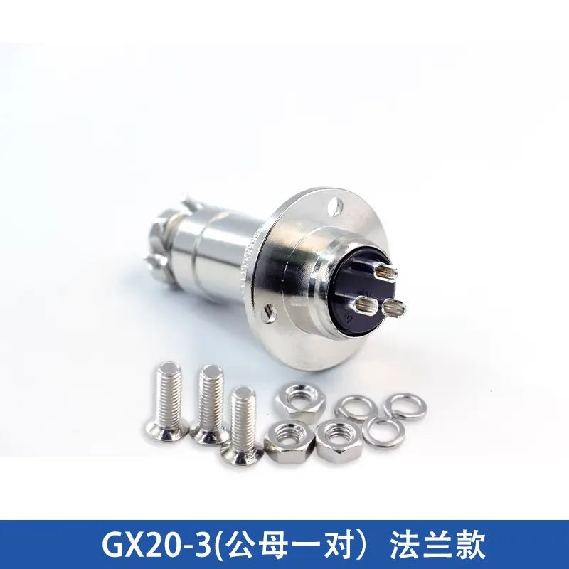 GX20 DF20 Aviation Connector Circular Flange type