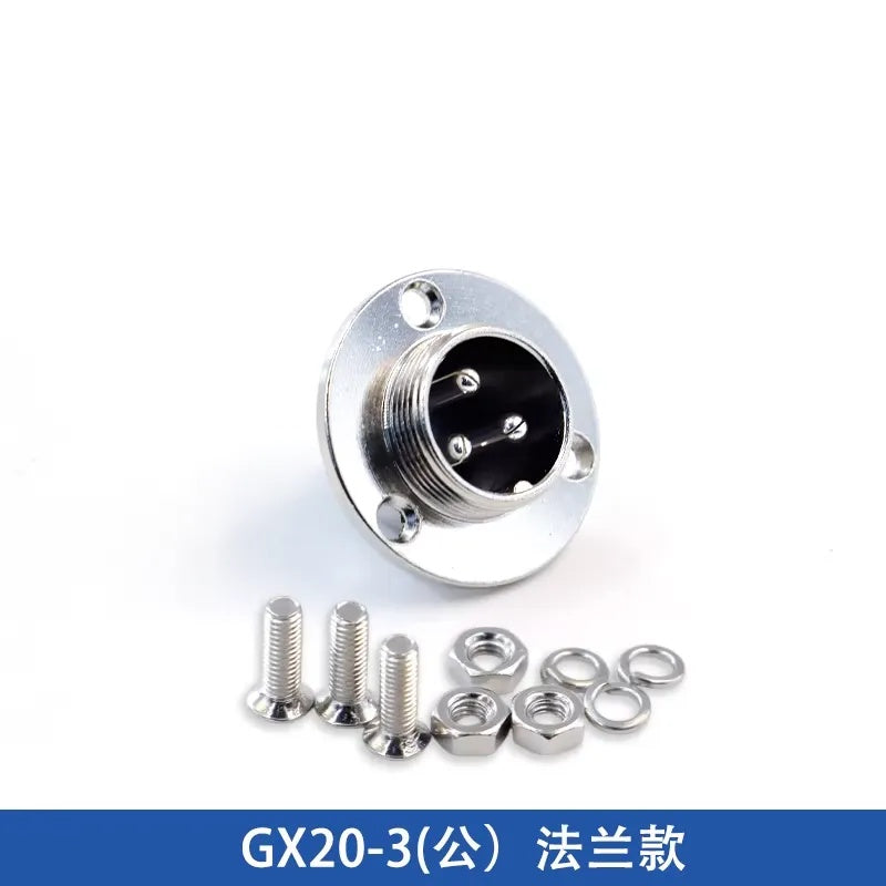 GX20 DF20 Aviation Connector Circular Flange type