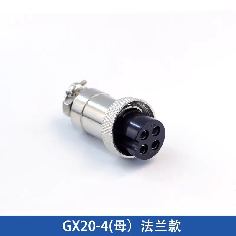 GX20 DF20 Aviation Connector Circular Flange type