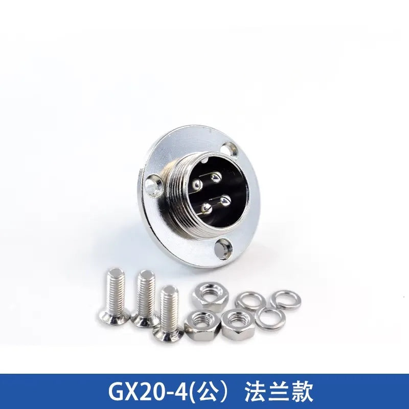 GX20 DF20 Aviation Connector Circular Flange type