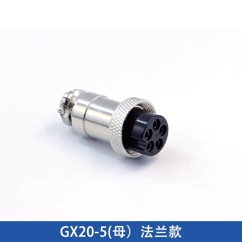 GX20 DF20 Aviation Connector Circular Flange type