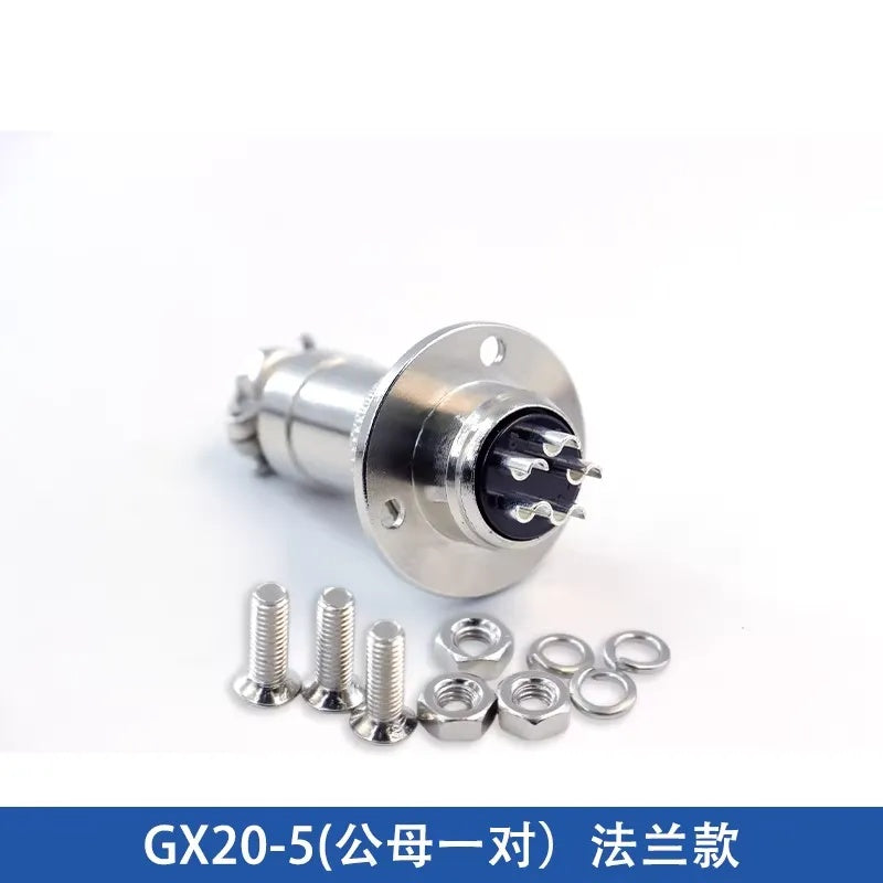 GX20 DF20 Aviation Connector Circular Flange type