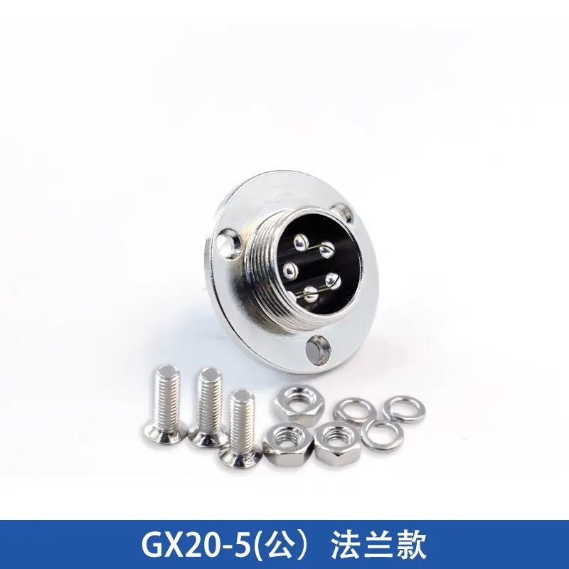 GX20 DF20 Aviation Connector Circular Flange type