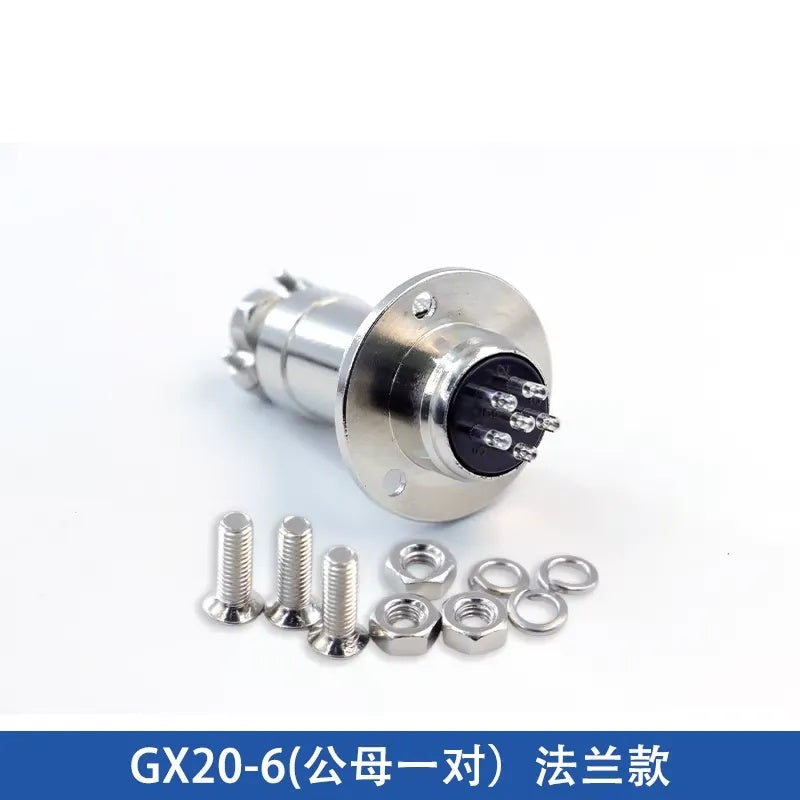 GX20 DF20 Aviation Connector Circular Flange type