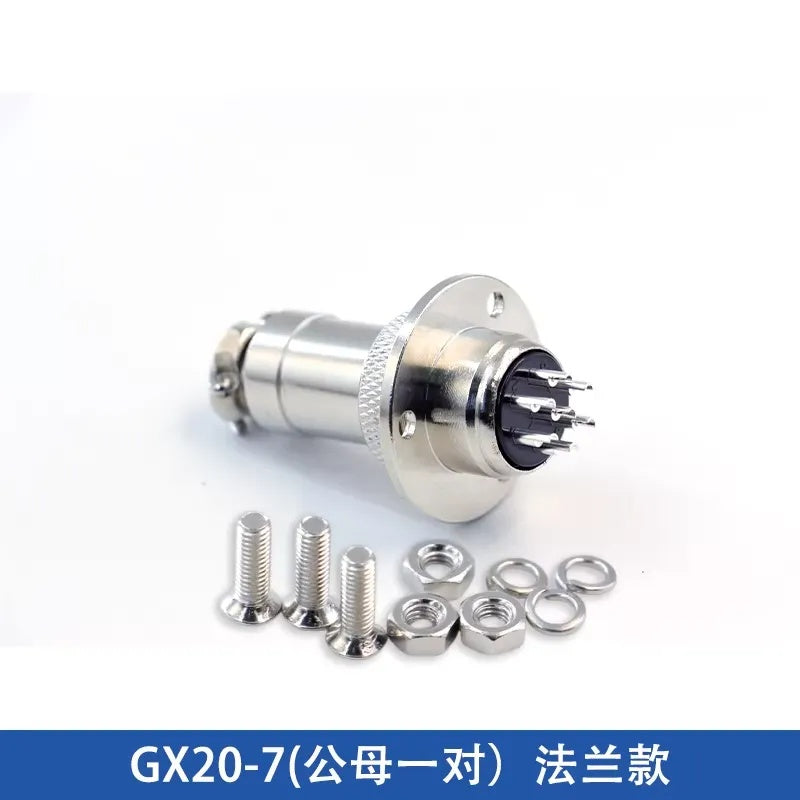 GX20 DF20 Aviation Connector Circular Flange type
