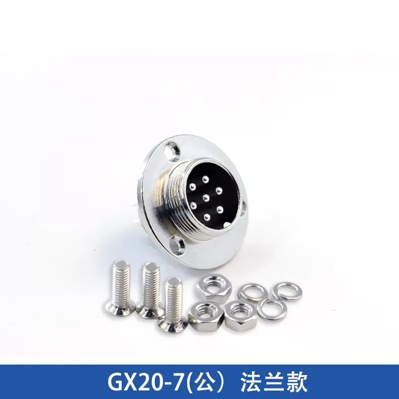 GX20 DF20 Aviation Connector Circular Flange type