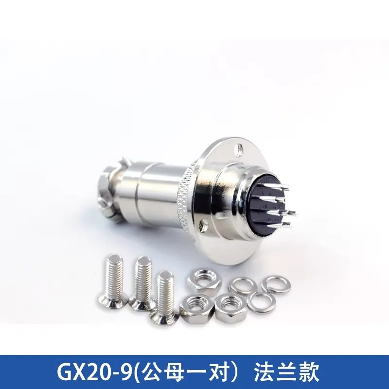 GX20 DF20 Aviation Connector Circular Flange type