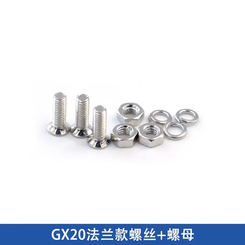 GX20 DF20 Aviation Connector Circular Flange type