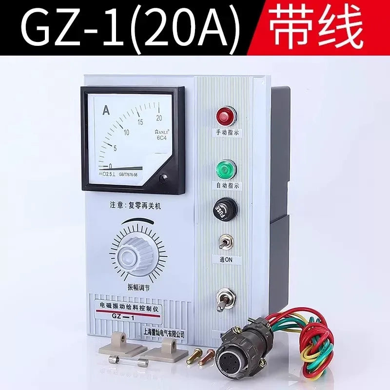 vibratory feeder controller ,electromagnetic feeder governor,GZ-1 20A controller with wire,220v vibration feeder controller