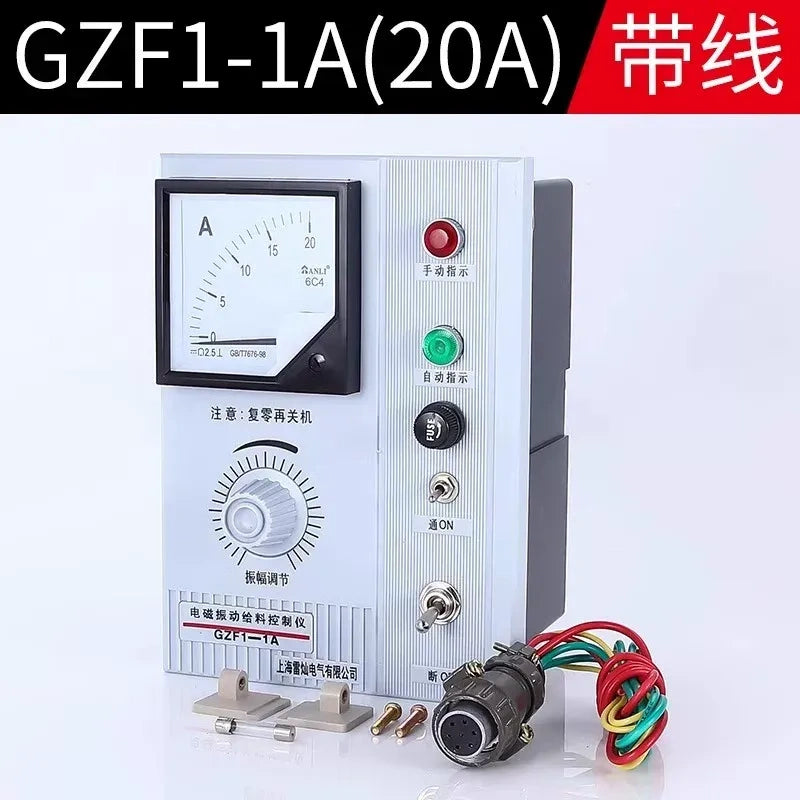 vibratory feeder controller ,electromagnetic feeder governor,GZF1-1A 20A controller with wire,220v vibration feeder controller