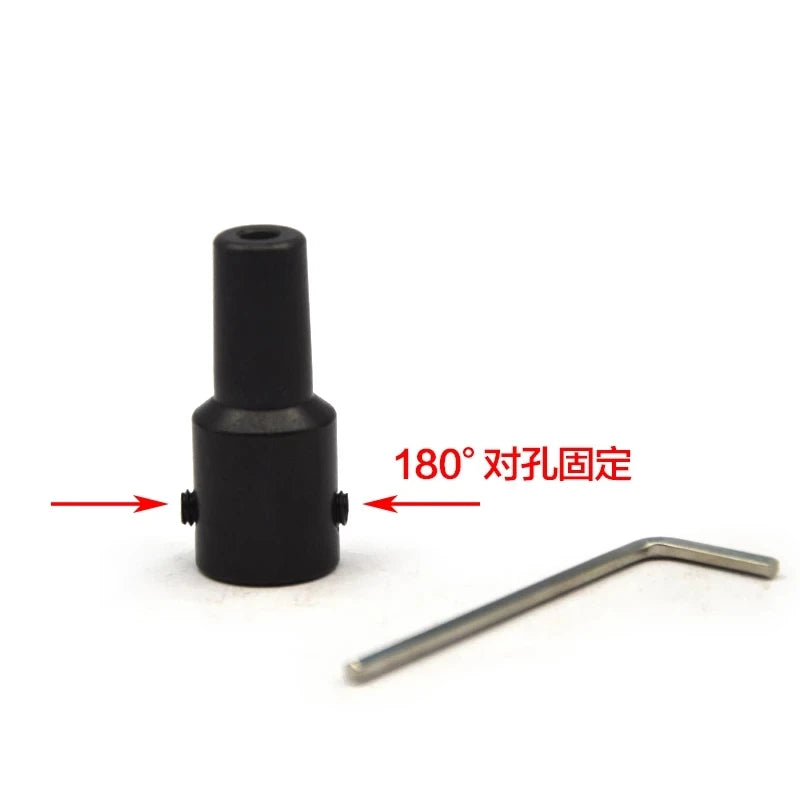Mini Electric Drill Chuck 0.6-6mm Mount B10 Taper Connector Rod Motor Shaft Chuck For Drill With Adapter Key Wrench Power Tool