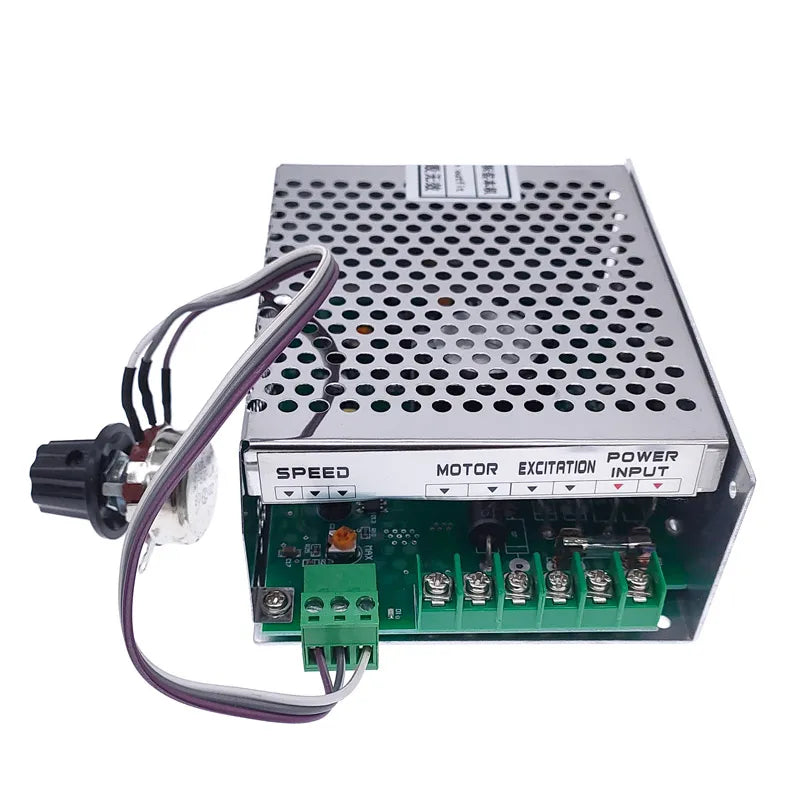 500W 100V DC Spindle Set 0~110VDC Adjustable Speed Governor Power Supply Both 110VAC & 220VAC for Engraving Machine