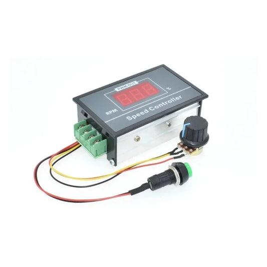 6V 12V 24V 36V 48V DC Motor Controller Digital LED Display PWM Speed Pause Start DC 6V-60V 30A Control Potentiometer Switch