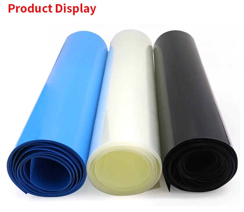 18650 Lithium Battery Heat Shrink Tube 85mm ~ 350mm Li-ion Wrap Cover Skin PVC Shrinkable Tubing Film Sleeves Insulation Sheath