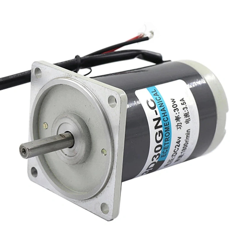 30W DC Permanent Magnet Motor 12V 24V 1800RPM High Speed Forward Reverse PWM Adjustable Speed Motor For Automated Control Engine