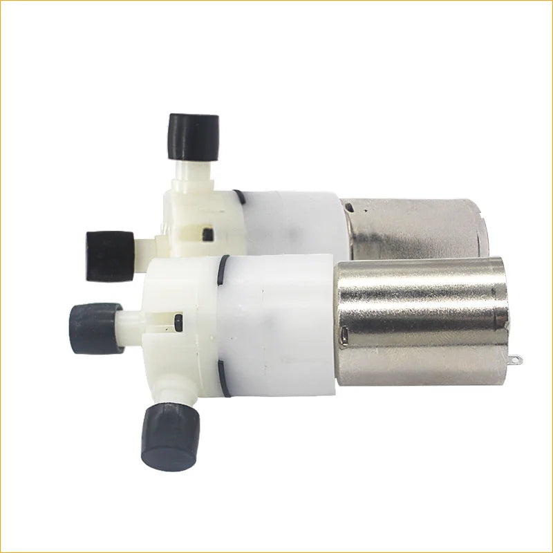 12V Small Water Pump With DC 370 Motor Pomp Low Noise Large Flow For Drinking DIY Auto Watering Equipment