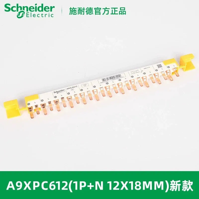 Schneider Busbar,Comb Busbar, Terminal Block ,Acti9 Busbar A9XPC612 ,Din Rail Busbar 12x18mm for 1p+n breaker