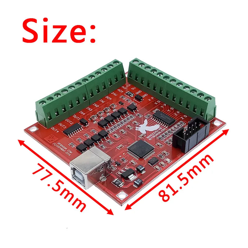 Breakout Board CNC USB MACH3 100Khz 4 Axis Interface Driver Motion Controller Driver Board