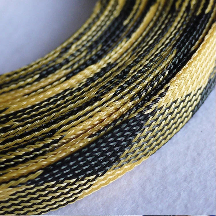 1/5/10M New Tight PET Braided Sleeve 2 4 6 8 10 12 14 16 20 25 30mm High Density Insulated Cable Protection Expandable Sheath
