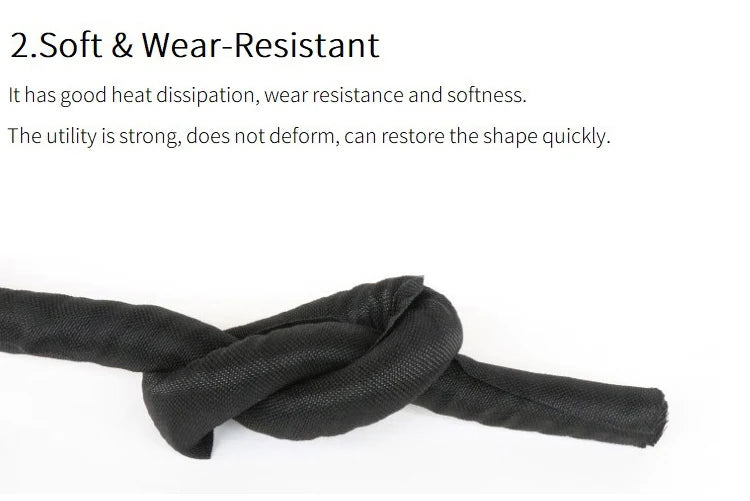 1/5m Self Closing PET Expandable Braided Sleeve Self-Closed Cable Organiser Insulated Wrap Self Close Sleeved Cable Protecter