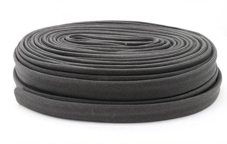 1/5M ID 1mm ~ 40 mm Braided Fiberglass Sleeve 600 Deg.C High Temperature Chemical Glass Fiber Tube Fiberglass Sleeving