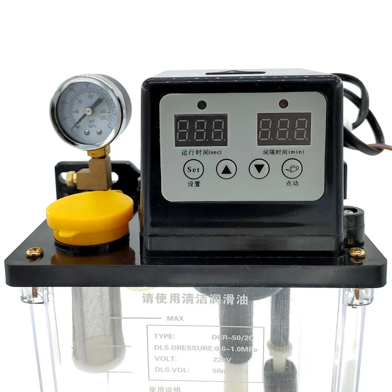 1pcs 2L Electromagnetic Lubrication Pump Lubricant Pump CNC Automatic Lubricating Oil Pump