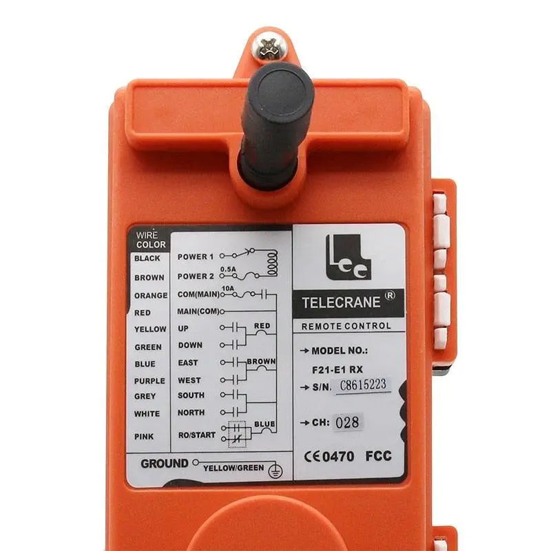 Industrial Remote Controller Switches  Hoist Crane Control Lift Crane 1 Transmitter + 1 Receiver F21-E1 Arrow - electrical center b2c