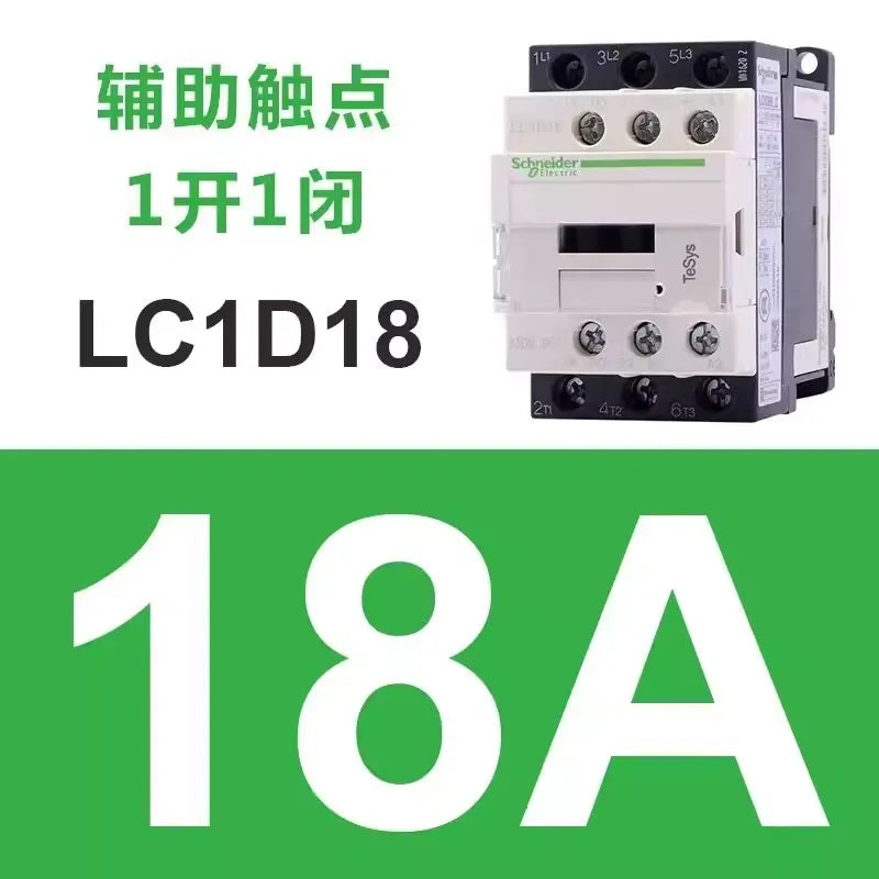 Schneider Contactor, Schneider LC1D Contactor, TeSys LC1D Contactor, LC1D09, LC1D12, LC1D18, LC1D25, LC1D32, LC1D38, LC1D40, LC1D50, LC1D65, LC1D80, LC1D95, LC1D12M7C, AC Contactor, Electromagnetic Contactor, 220V Contactor, 380V Contactor, 24V Contactor, Motor Control Contactor, Industrial Contactor, Schneider Electric Contactor, AC3-400V Contactor, Automation Control Contactor