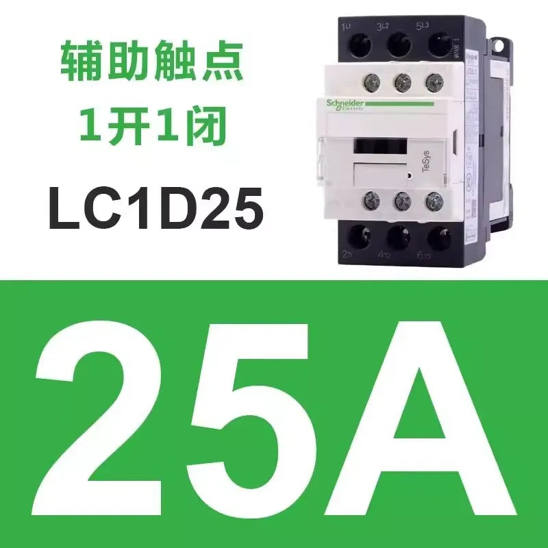 Schneider Contactor, Schneider LC1D Contactor, TeSys LC1D Contactor, LC1D09, LC1D12, LC1D18, LC1D25, LC1D32, LC1D38, LC1D40, LC1D50, LC1D65, LC1D80, LC1D95, LC1D12M7C, AC Contactor, Electromagnetic Contactor, 220V Contactor, 380V Contactor, 24V Contactor, Motor Control Contactor, Industrial Contactor, Schneider Electric Contactor, AC3-400V Contactor, Automation Control Contactor