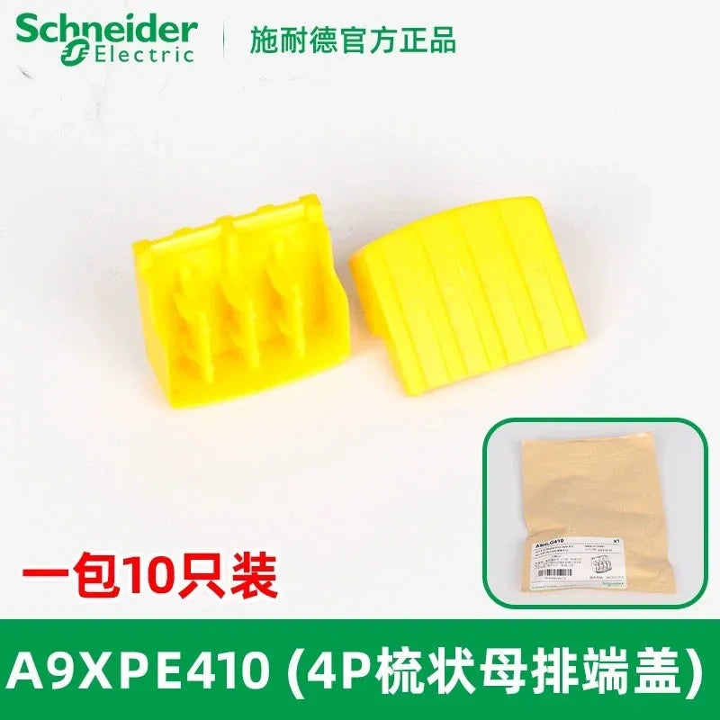 Schneider Busbar,Comb Busbar, Terminal Block ,Acti9 Busbar end cap A9XPe410 ,Din Rail Busbar 12x18mm for 1p+n breaker