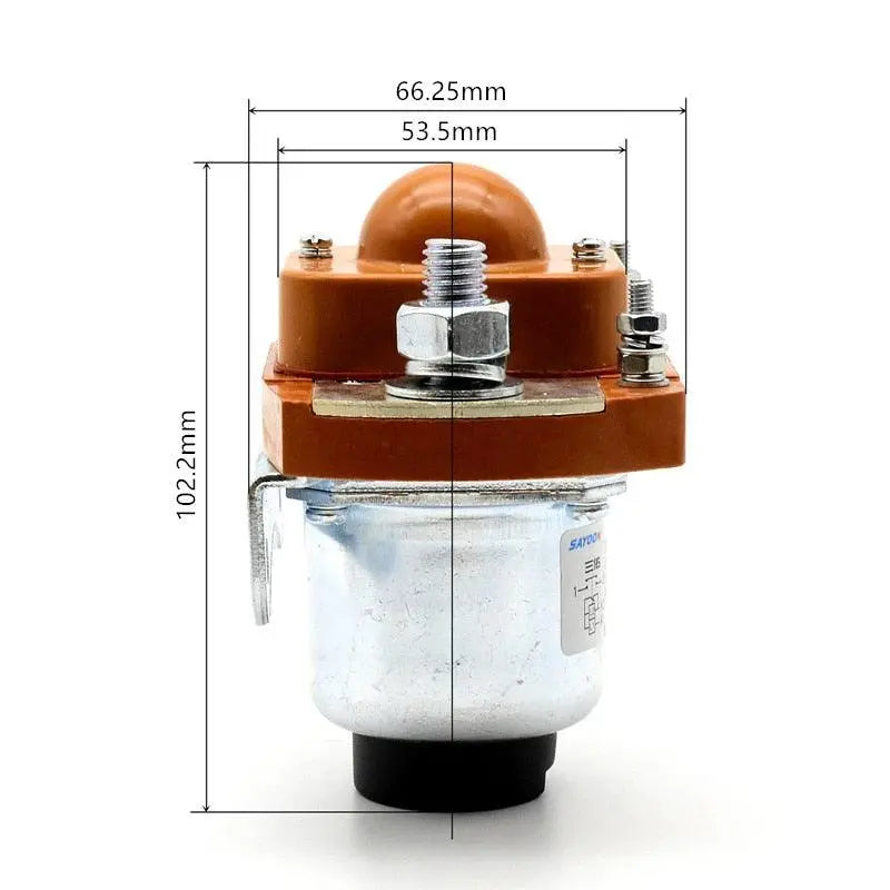 MZJ-400A ZJ400A 1NO Normal-Open 12V 24V 36V 48V 72V SZJ400A DC Contactor for Motor Forklift Electromobile Grab Vehicle Car Winch - electrical center b2c