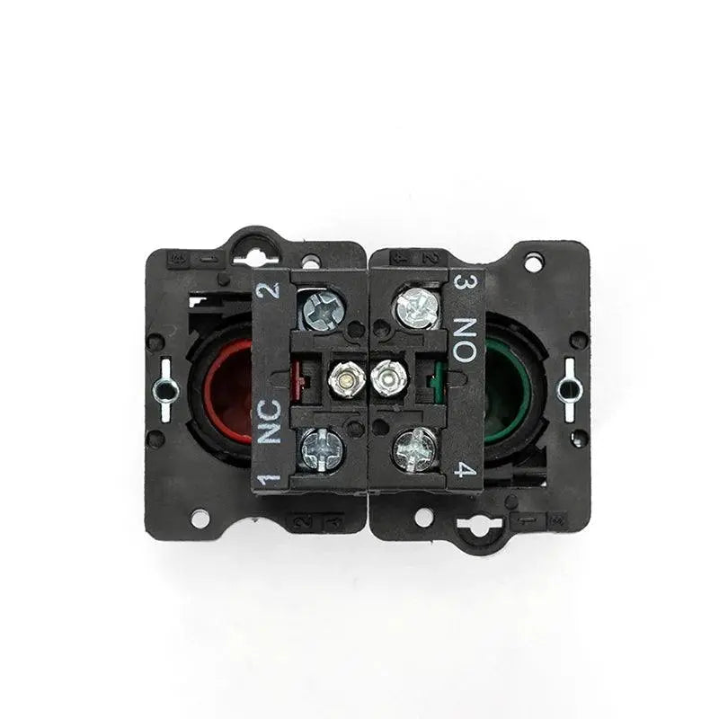 XB2 1NC / NO momentary self-reset button switch 22mm start stop button, flat touch switch button with arrow symbol power starter - electrical center b2c