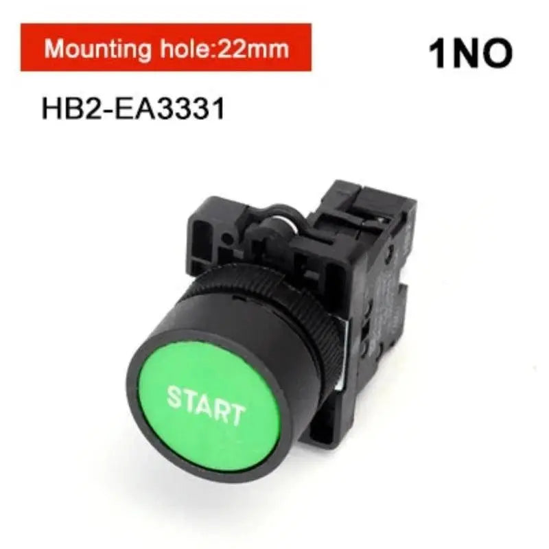 XB2 1NC / NO momentary self-reset button switch 22mm start stop button, flat touch switch button with arrow symbol power starter - electrical center b2c
