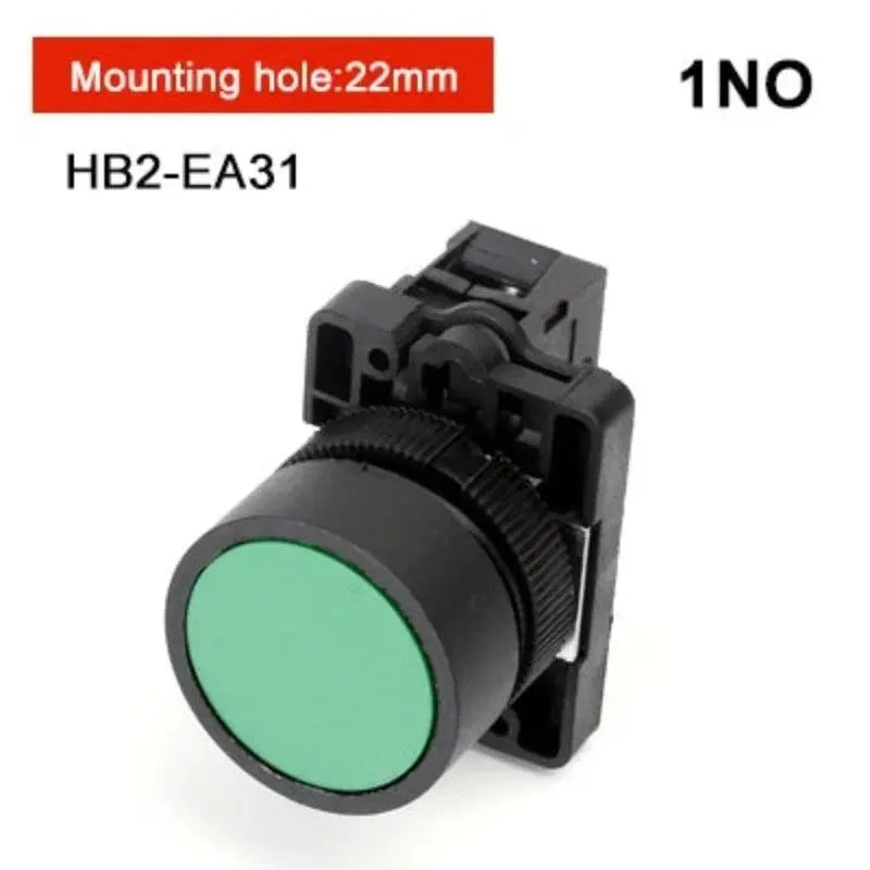 XB2 1NC / NO momentary self-reset button switch 22mm start stop button, flat touch switch button with arrow symbol power starter - electrical center b2c