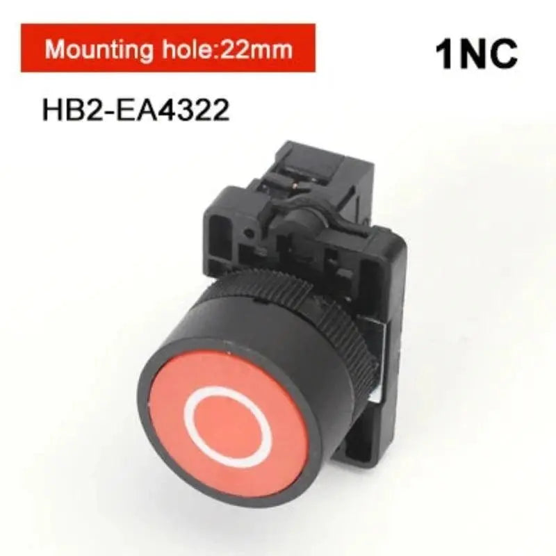 XB2 1NC / NO momentary self-reset button switch 22mm start stop button, flat touch switch button with arrow symbol power starter - electrical center b2c