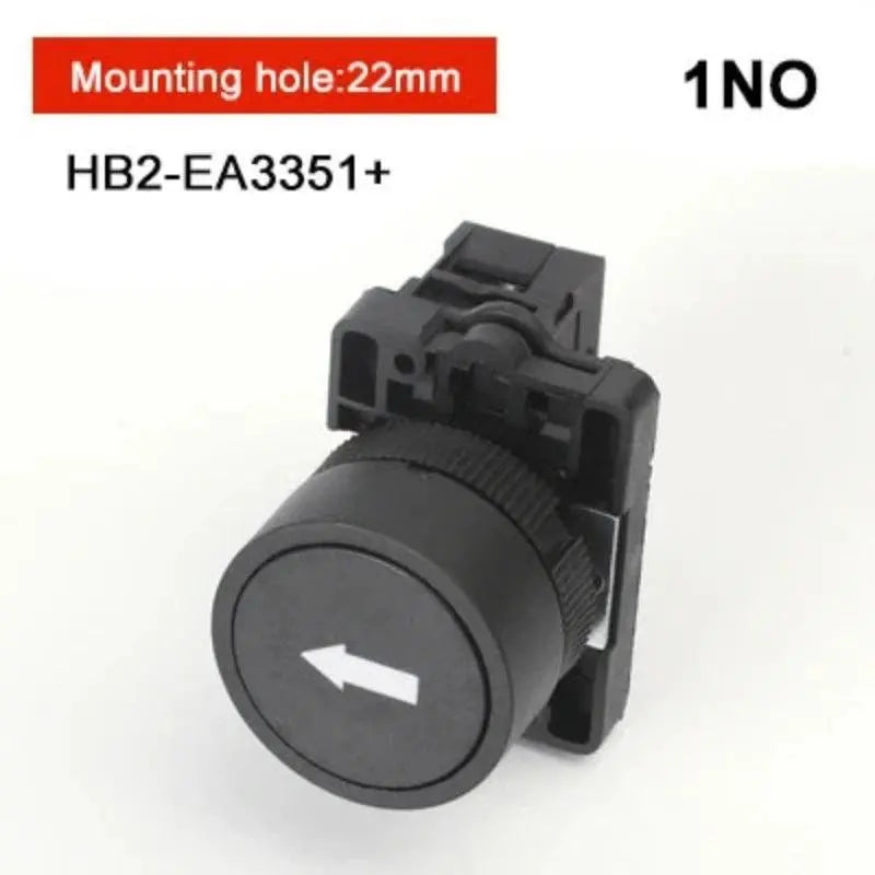XB2 1NC / NO momentary self-reset button switch 22mm start stop button, flat touch switch button with arrow symbol power starter - electrical center b2c