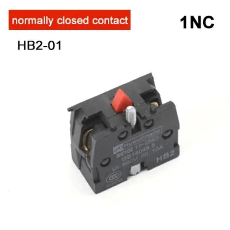 XB2 1NC / NO momentary self-reset button switch 22mm start stop button, flat touch switch button with arrow symbol power starter - electrical center b2c