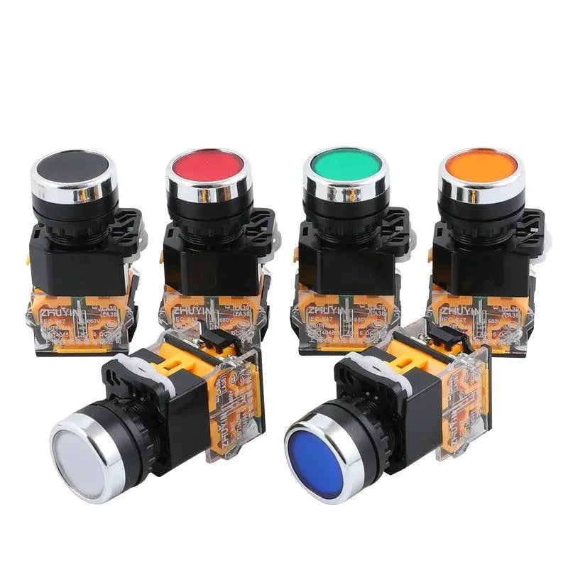 Push button switch control box emergency stop button indicating plastic electrical box spring hand-held self-starting waterproof - electrical center b2c