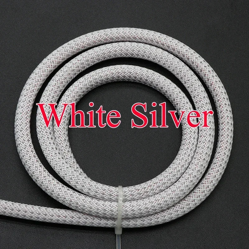 1/5/10M New Tight PET Braided Sleeve 2 4 6 8 10 12 14 16 20 25 30mm High Density Insulated Cable Protection Expandable Sheath